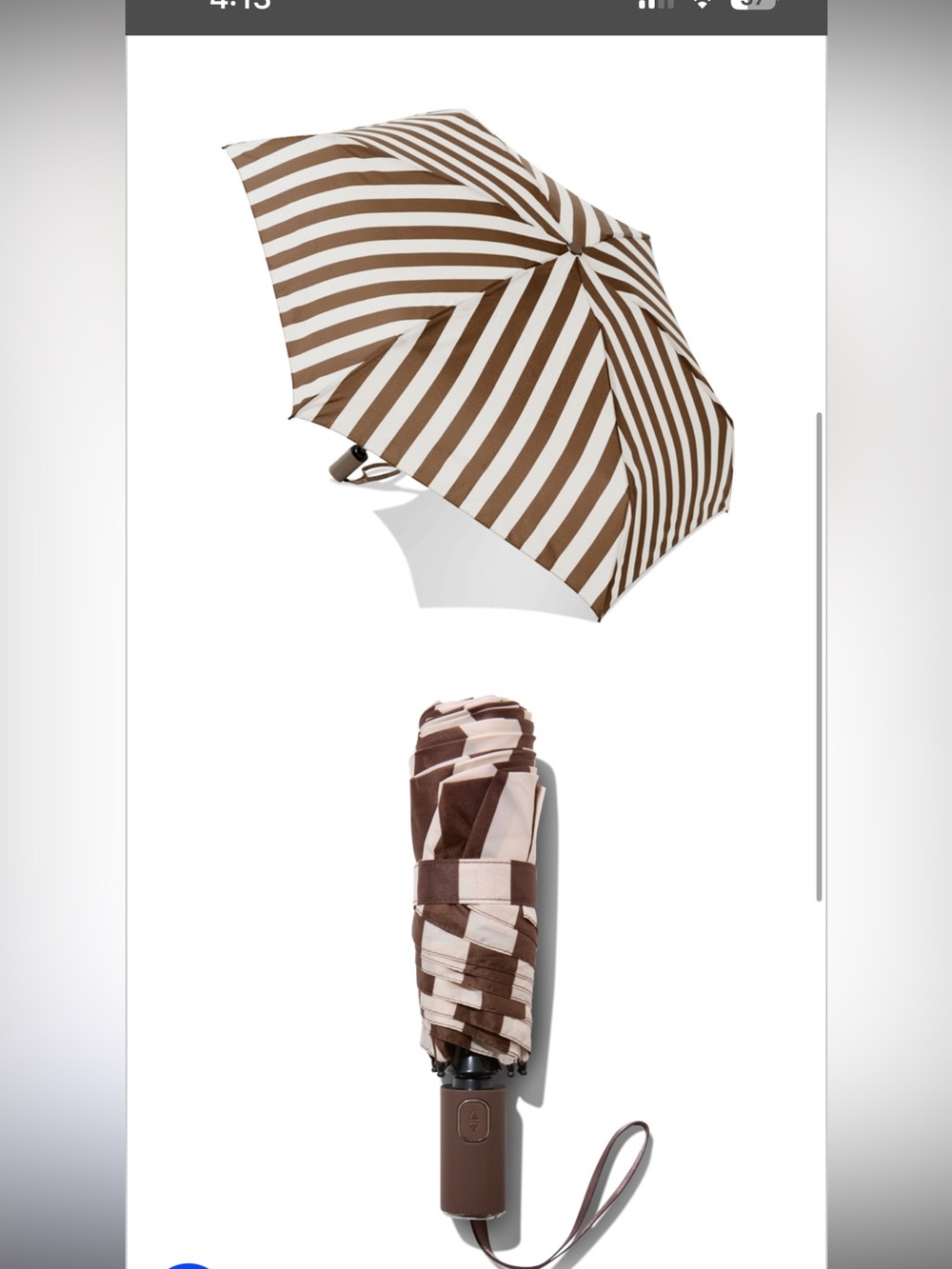 Trina Turk Compact Umbrella. 9.45x2.76x2.76in. NWT.